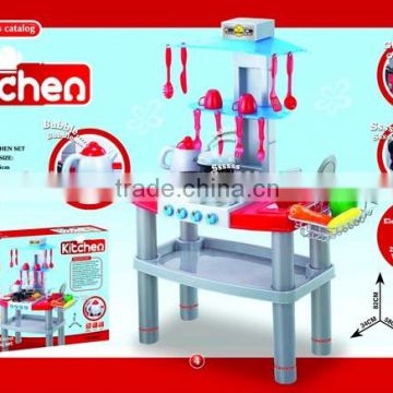 Highest Quality kitchen counter suit play set with light and music for children