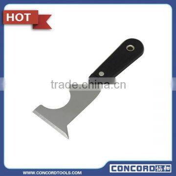 Carbon Steel Paint Scraper with Clipped Plastic Handle, Building Materials Tools