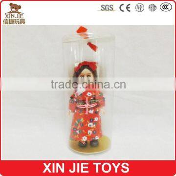 Japanese girl plastic doll cheap plastic national doll wholesale eyes moving plastic national doll