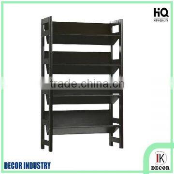 Simply four-layers wood bookcase in home or office for book storage
