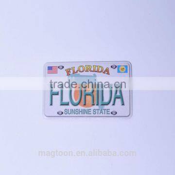 2016 custom made florida tourist souvenir flat paper fridge magnets wholesaler