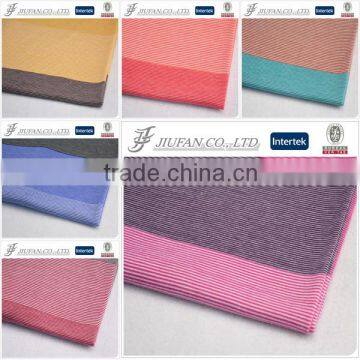 Jiufan Textile Yarn Dyed 100 Polyester Fabric