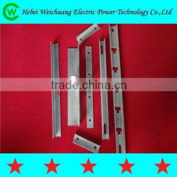 11KV 33KV hot dip galvanized steel cross arm/pole cross arm/line cross arm for overhead pole line hardware