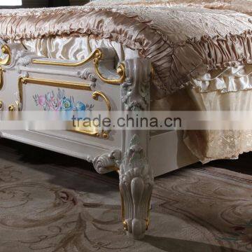 Luxury Italian Beds Bedroom Furniture - Solid Wood Princess Bed Quality Choice photo-3