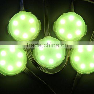 Advertising Waterproof IP67 45mm 24V RGB Full Color Dmx Led Pixel Light photo-4