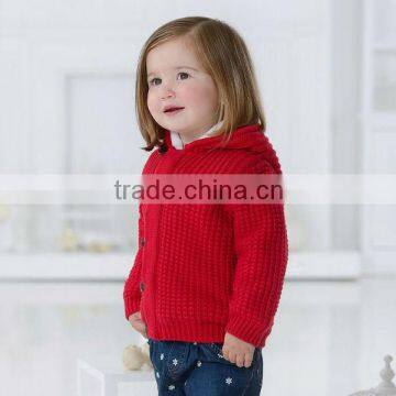 DB1165 dave bella 2014 winter girls sweater infant clothes children cardigan kids children sweater clothes baby cardigan