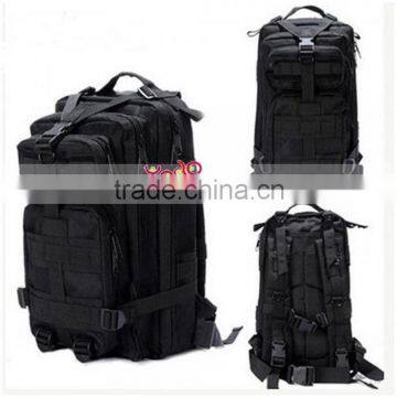 3P Rucksack March Outdoor Tactical Military Backpack Bag Shoulders Bag Black