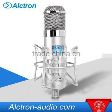 Alctron MK47 Professional Large Diaphragm Tube Condenser Studio Microphone, Pro tube recording condenser mic.