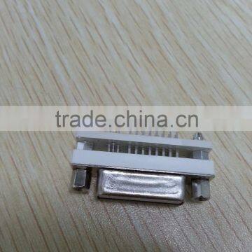 DVI 24+5 P Female 180degree dip type Connector