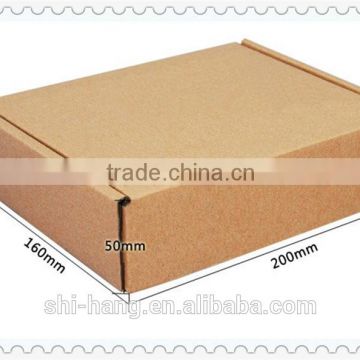 Custom kraft brown paper delivery express mailer boxes packaging for free sample