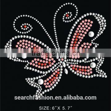 butterfly strass hotfix motifs nailheads transfers