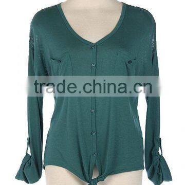 ETHNIC PRINT BUTTON DOWN TOP