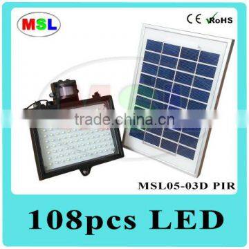 Large Detection Range Super Bright Solar Motion Sensor Light