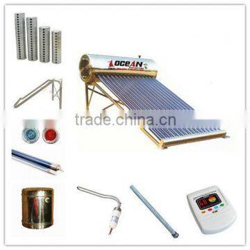 Different models of direct plug super conducting solar water heaters, solar heaters