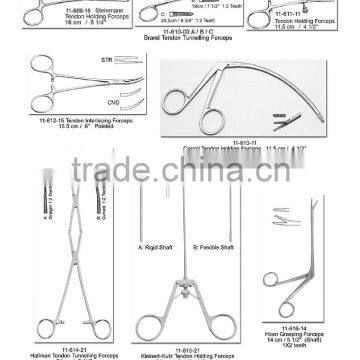 Carrol tendon holding forceps,11.5cm, orthopaedic instruments, surgical instruments