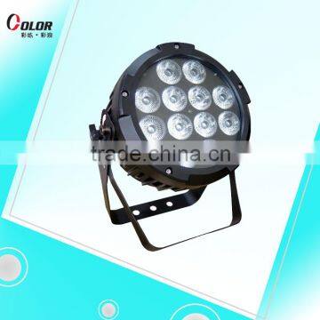 12x15w rgbwa+uv 6in1 led waterproof flat par light