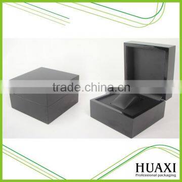 High Glossy Black Wooden Watch Storage Case Box