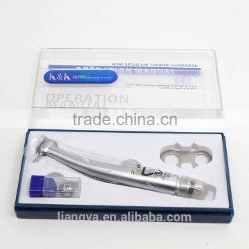 High speed air push button dental handpiece with 6 hole water spray
