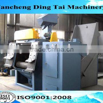 Rubber belt shot polishing machinery/sand blasting machine for forging burnishing /blasting equipment