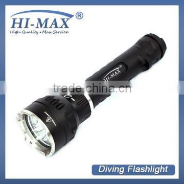 High Powerful 3*XM-L U2 3-Mode 3000 Lumes Diving Flashlight