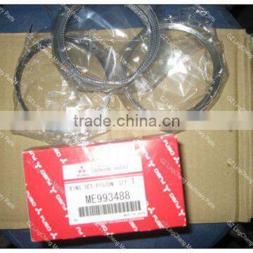 genuine MITSUBISHI PISTON RING SET ME993488 FOR 6D34T genuine parts