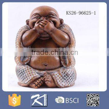 2016 new design decorative resin happy charm buddha for sale