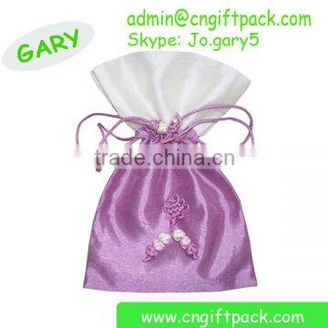 Bag Type and satin Material foldable Hair bag