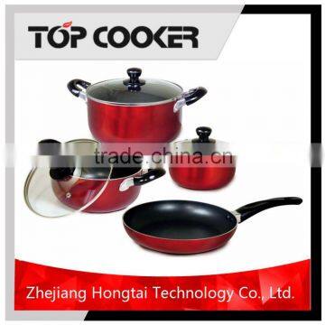 7pcs pressed aluminum prestige non-stick cookware set