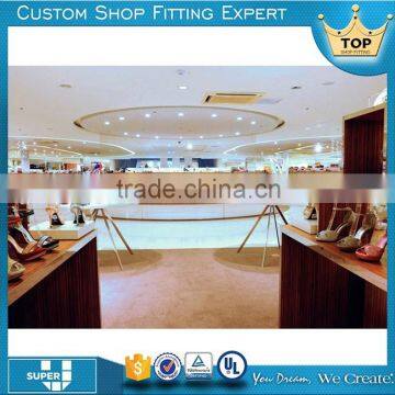 2017 new design tailor made fashion decorative shoe store
