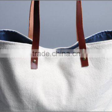 Super Quality Large Summer Beach Bag Leather Handles Wholesale photo-2