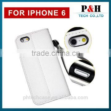 New Mobile Phone Accessories Wallet Leather Case Flip Cover for IPhone 6 photo-2