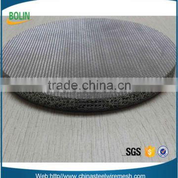 Copper sintered metal wire mesh for chemical fiber membrane filter