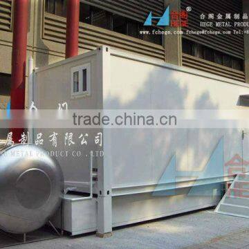 container type toilet with septic tank and water tank
