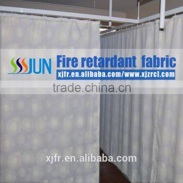 High-grade Beautiful Permanent Flame Retardant Fabric for Medical Partition Curtain photo-3