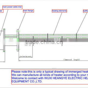 Oil Tank Immersive Tank Industrial Heater Electrical