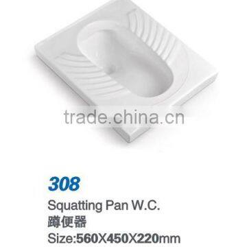 Hot Sale Cheap Price Ceramic Squatting Pan photo-2