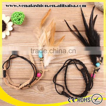 seattle elastics unique elegant feather hair accessories