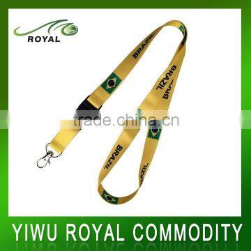 Popular Buckle Polyester Keys Custom Printed Neck Lanyards photo-3