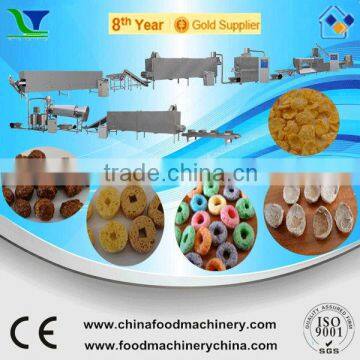 Twin Screw Extruder Breakfast Cereal Cheerios Snacks Machine