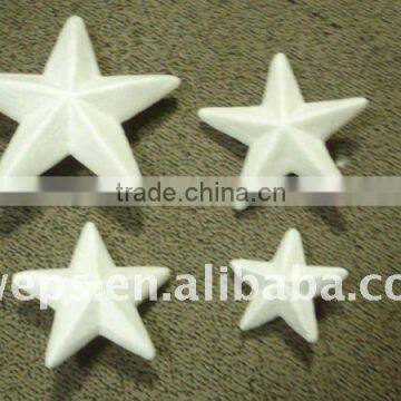 Polystyrene white Stars