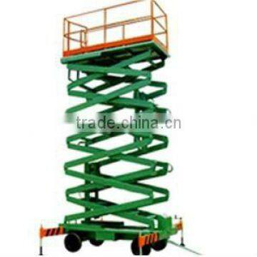 Mobile scissor aerial platform