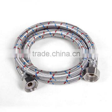 Braided flexible metal hose