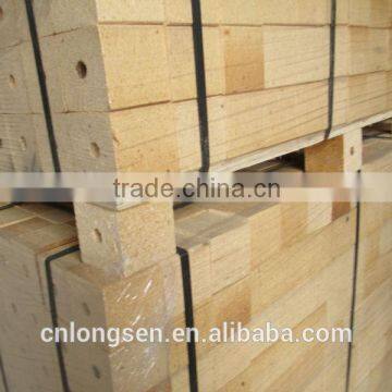 any designed size Hollow Chipblock for pallet foot