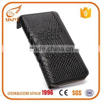 Latest design fancy custom your own logo charms design leather purse