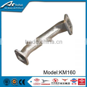 Single cylinder diesel engine parts cast iron exhaust pipe