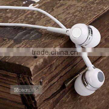 hot selling in-ear earphones for universal size 3.5mm in ear headphone