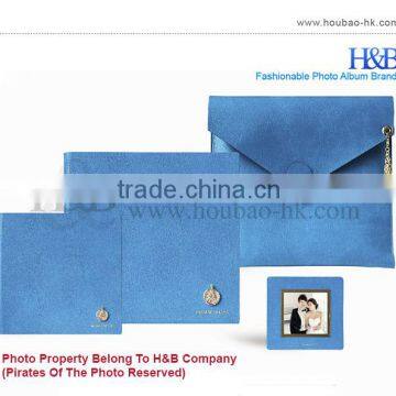 H&B Hot Sales 12*12 Leather Cover Wallet Size Photo Album photo-2