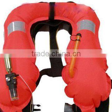 inflatable life jacket vest with water proof bag