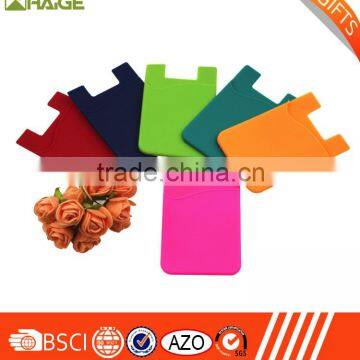 Hot Sale Silicone Smart Wallet/3m Adhesive Sticker Silicone Card Holder photo-3