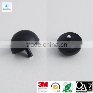 Rubber mushroom with screw insert